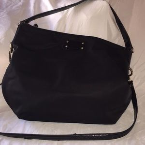 Kate Spade black and nylon shoulder bag